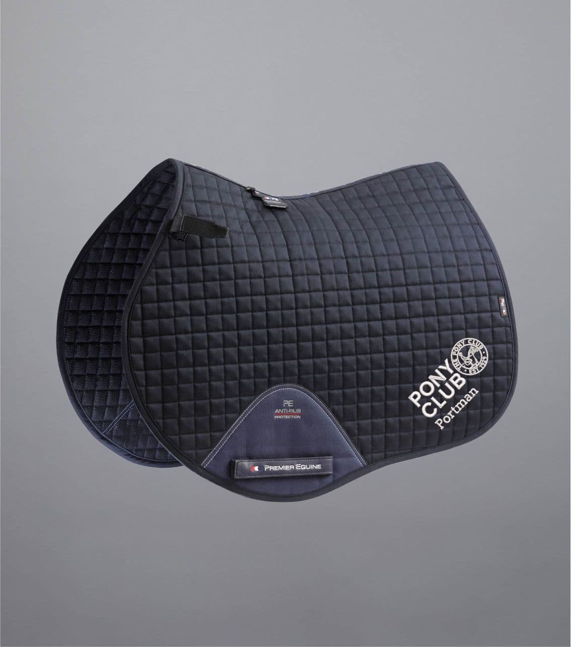 Portman Pony Club Navy Premier Equine Close Contact Saddlecloths