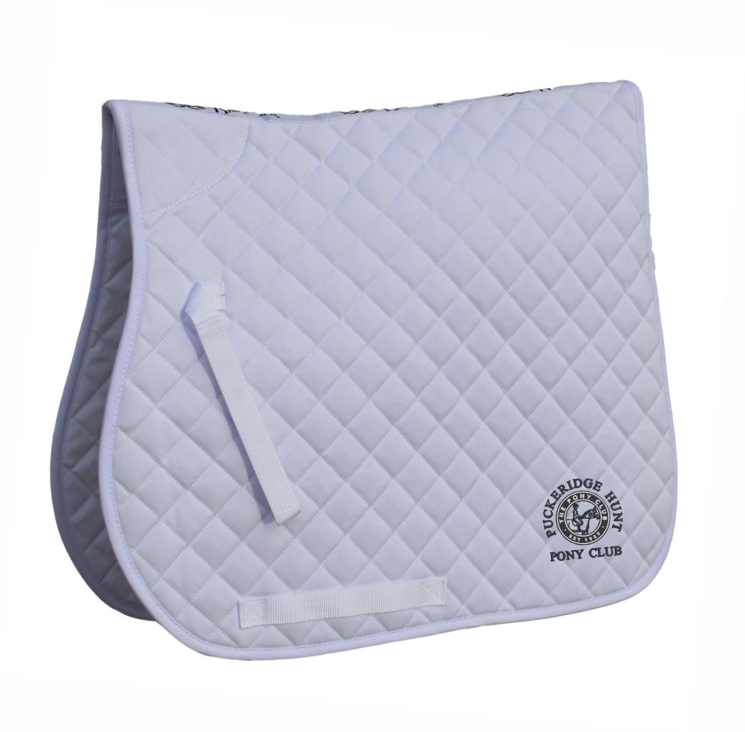 Puckeridge White GP Saddlecloth