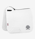 Puckeridge PC embroidered white Le Mieux Dressage Saddlecloths