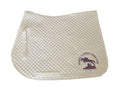 PURBECK DISTRICT RIDING CLUB GP white saddlecloth