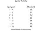 Queen Mary's PONY CLUB Navy Premier Equine Junior Pro Rider Unisex Riding Jacket
