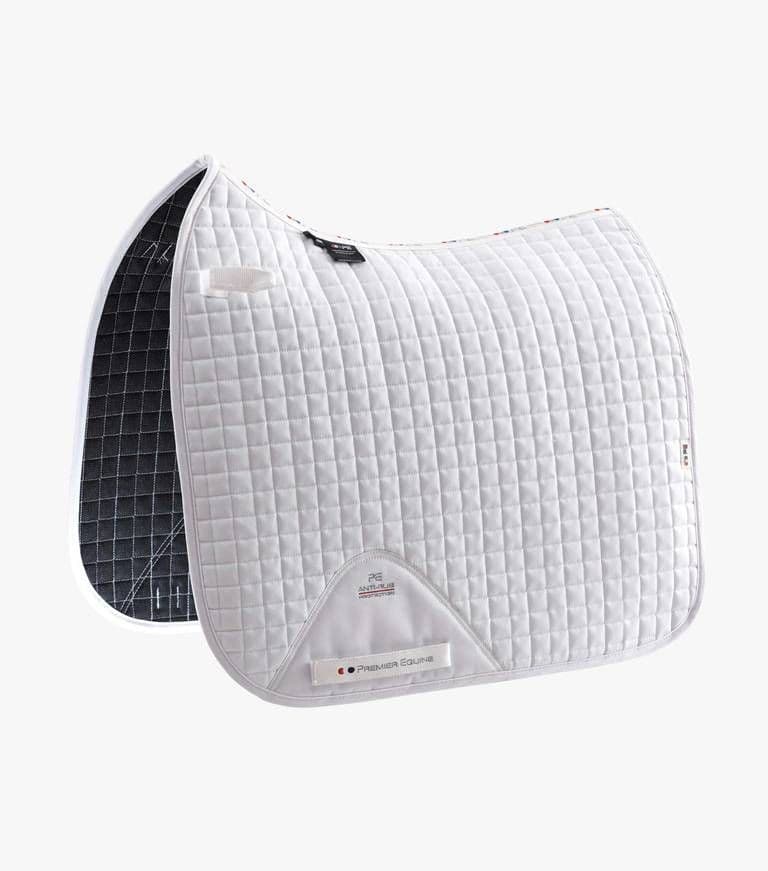 Queen Mary's school White Premier Equine Dressage Saddle Pad