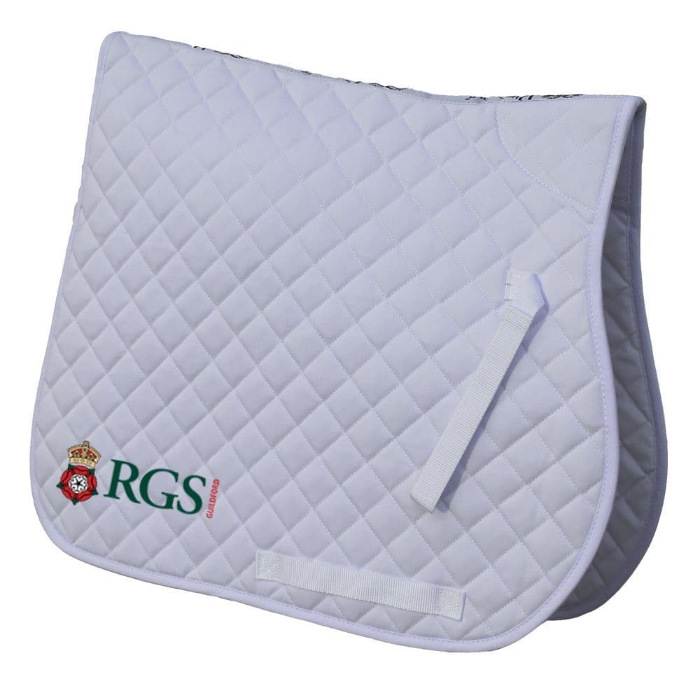 RGS Guildford GP White Saddlecloth