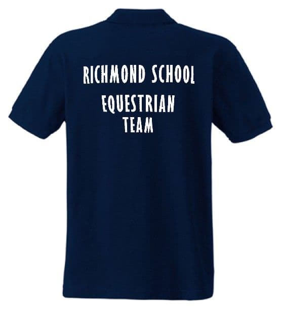 Richmond School Equestrian Team CHILD Polo Shirt NAVY