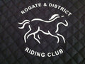 Rogate Black Embroidered Saddlecloth