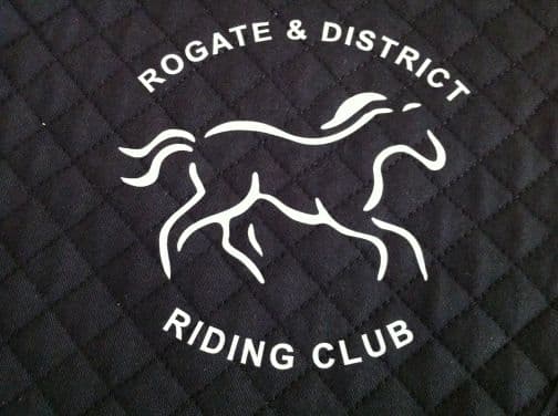 Rogate Black Embroidered Saddlecloth