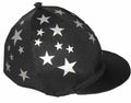 Rogate Black Silk With Silver scattered stars.