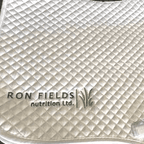 Ron Fields Dressage white saddlecloth