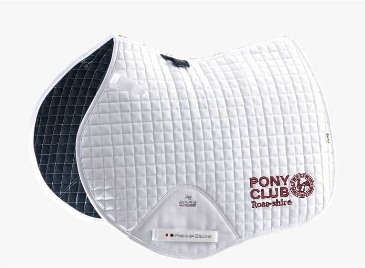 Ross-shire Close Contact Premier Equine White Saddle Pad – FULL