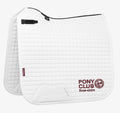 Ross-shire White Embroidered LeMieux Dressage Saddle Pad