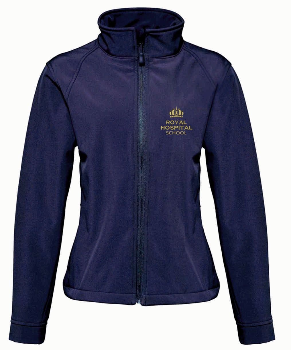 Royal Hospital School Navy Soft Shell Jacket TS12F