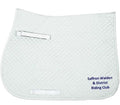Saffron Walden RC White embroidered GP Saddlecloths