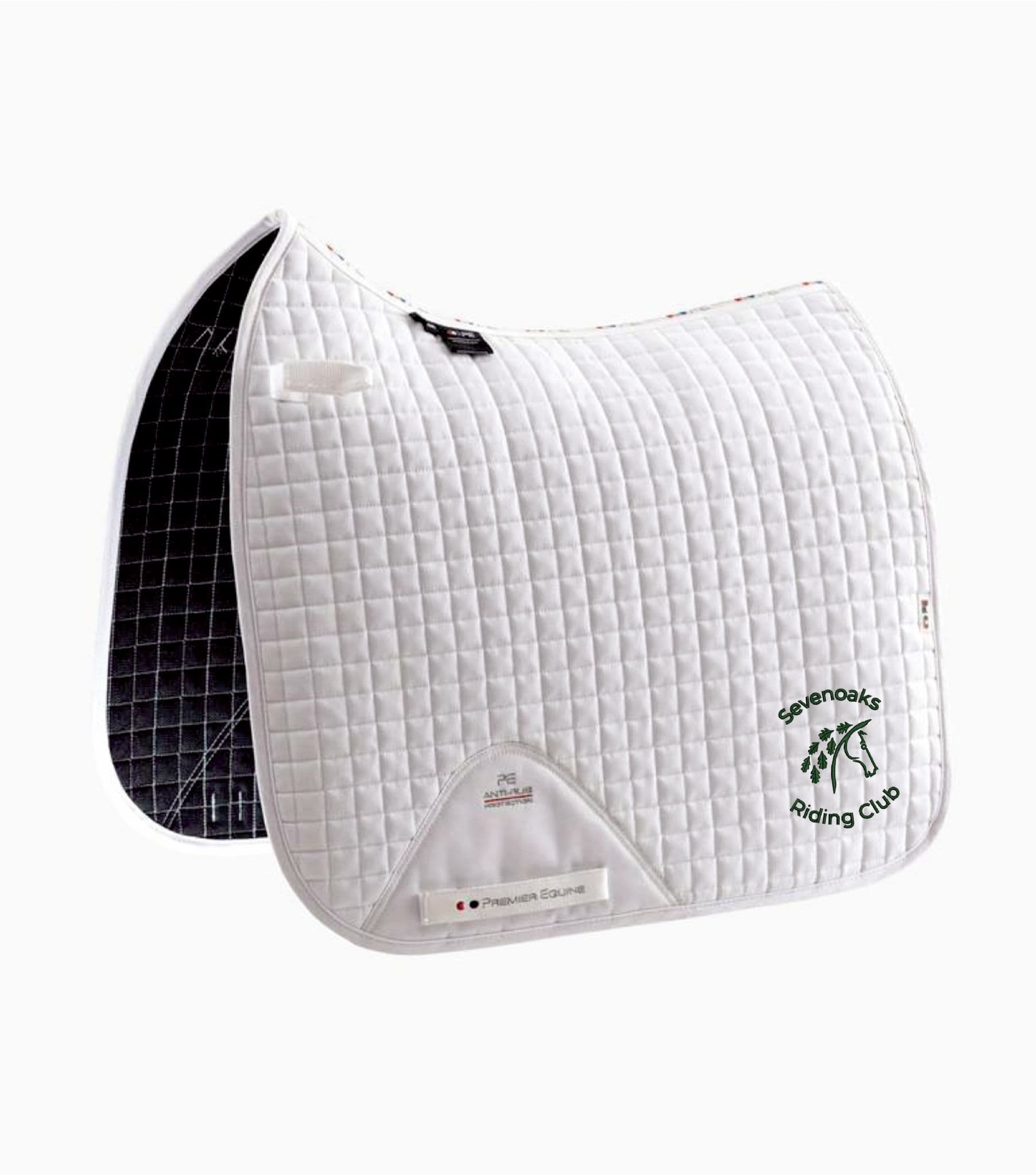 Sevenoaks RC Premier Equine White Dressage Saddlecloths