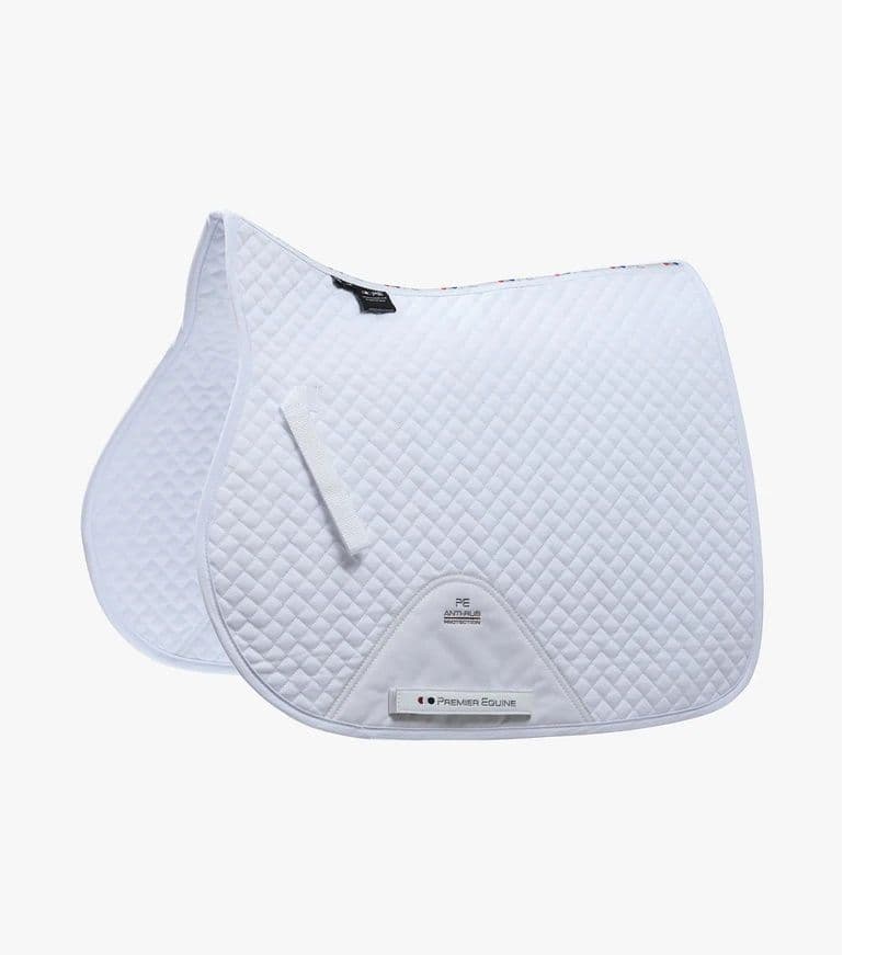 Shiplake College embroidered PONY White Premier Equine GP/jump Saddlecloths