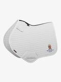 Shrewsbury School LeMieux white Close Contact Saddlecloths
