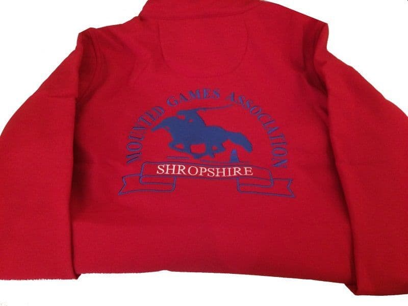 Shropshire MGA Red Junior Softshell Jacket