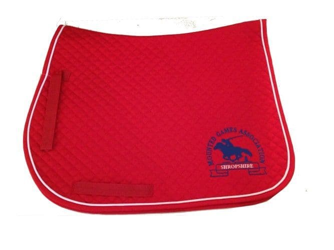Shropshire MGA Red Saddlecloth