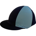 South Durham Sky Blue/ Navy Lycra Hat Silk