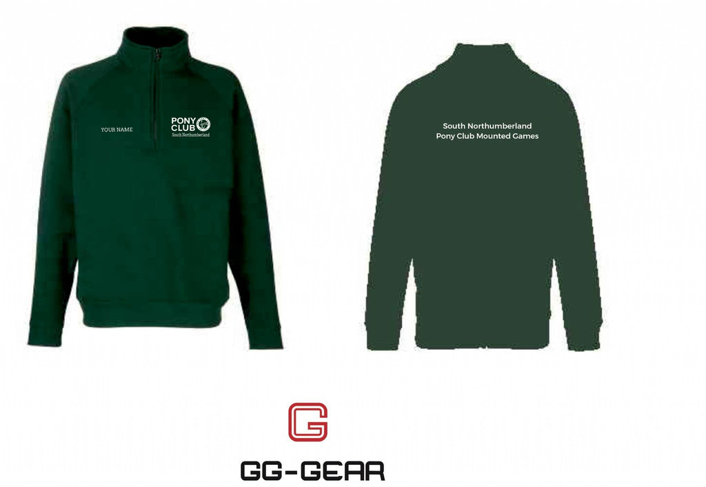 South Northumberland Adults Bottle Quarter Zip Sweatshirt