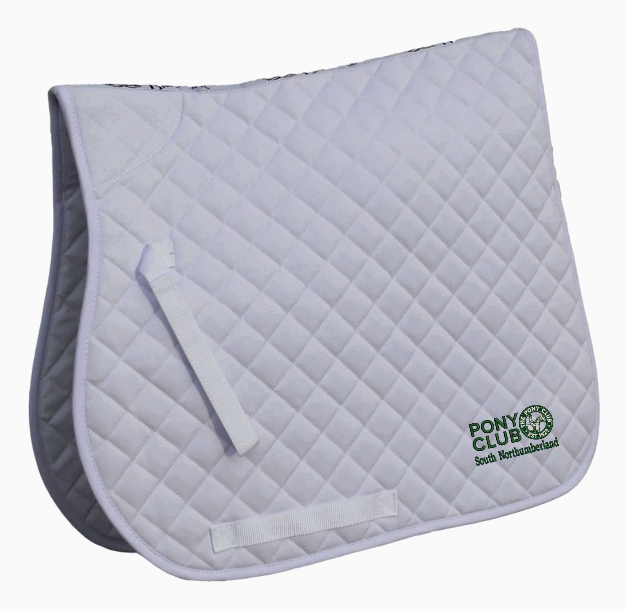 South Northumberland General Purpose White Saddlecloths