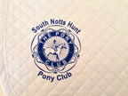South Notts GP White Competition Saddlecloth