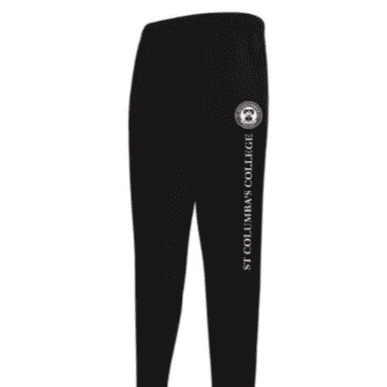 St Columbas College Black Track Pants – 704