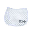 Stewartry Pony Club White Competition Saddlecloth