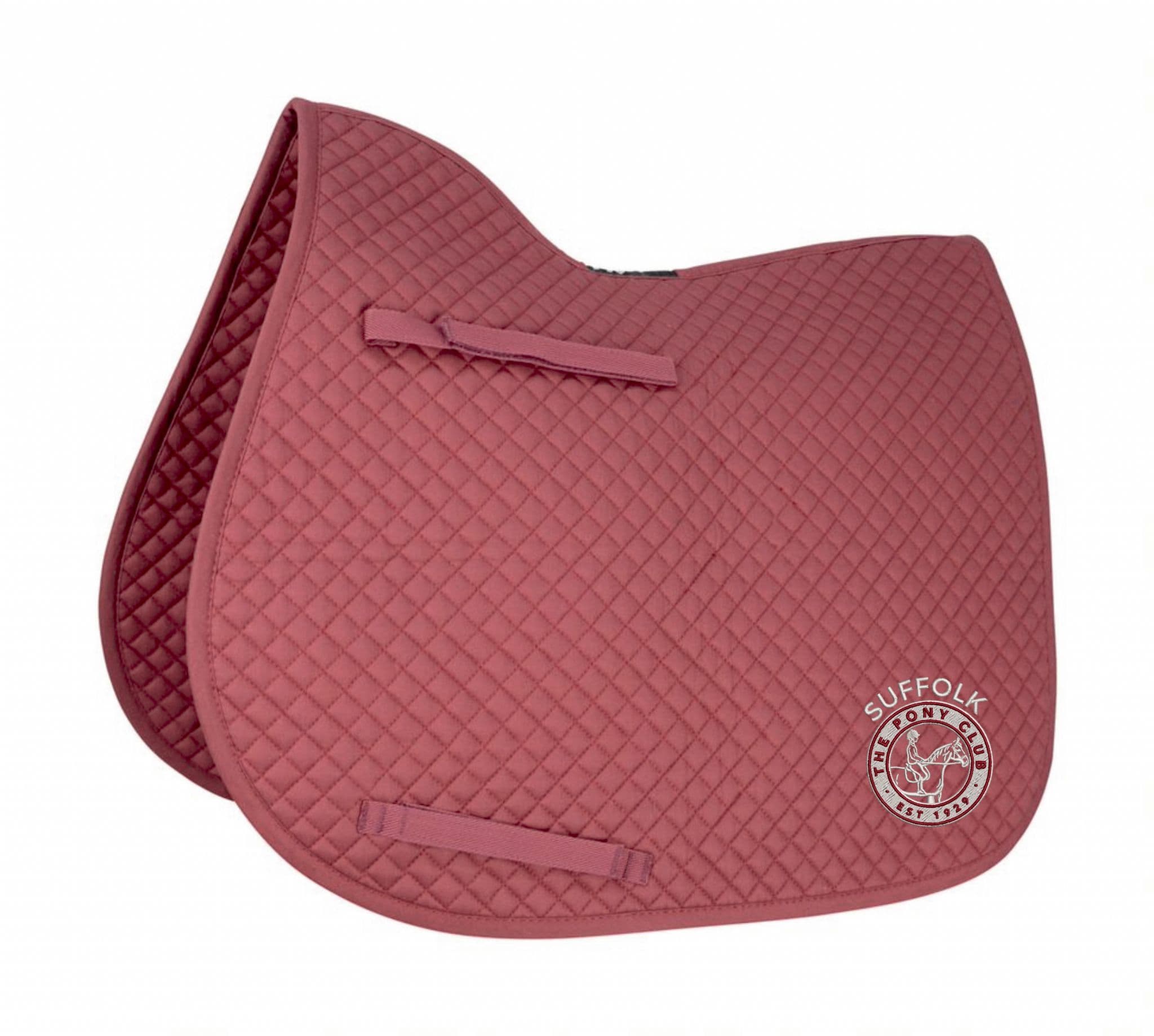 Suffolk PC Burgundy GP Saddlecloth (Full size only)