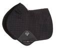 Warwickshire Hunt embroidered Black Le Mieux Close Contact Saddlecloths