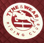 Tyne and Wear RC burgundy /white GP Saddlecloth