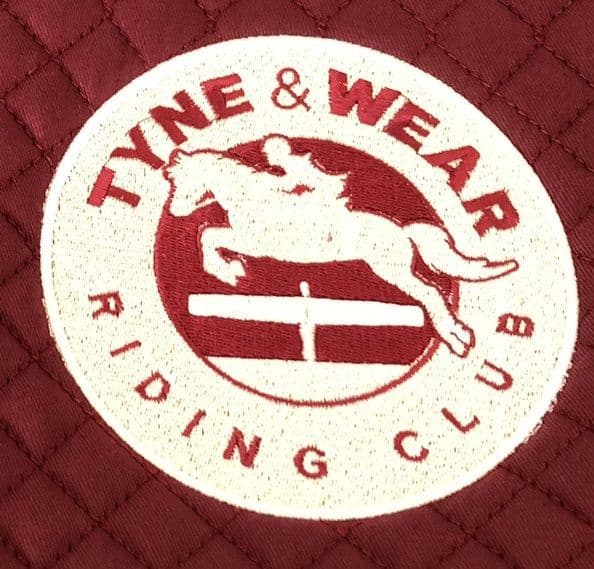 Tyne and Wear RC burgundy /white GP Saddlecloth