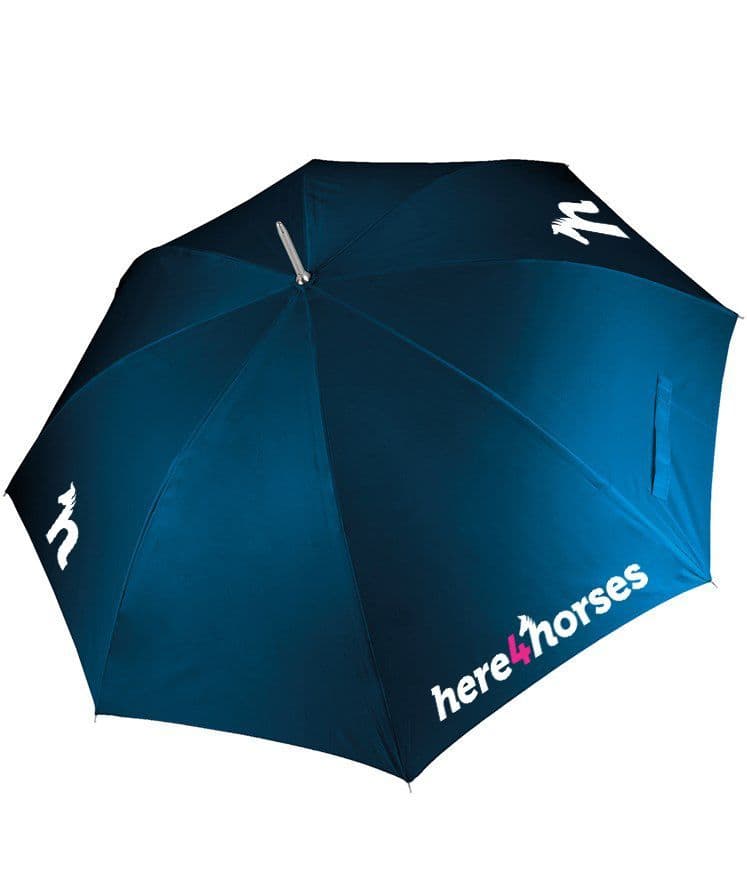 Umbrella with Here4horses Logo
