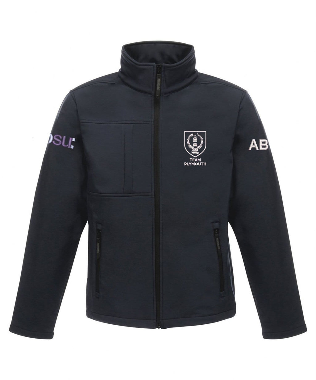 Unisex Plymouth University Navy Softshell Jacket – RG194