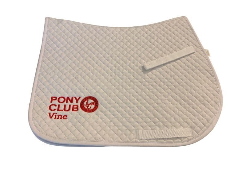 Vine White GP Saddlecloth