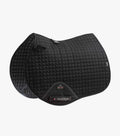 Warwickshire Black Full Size Premier Equine Close Contact Cotton GP/ Jump Saddle Pad