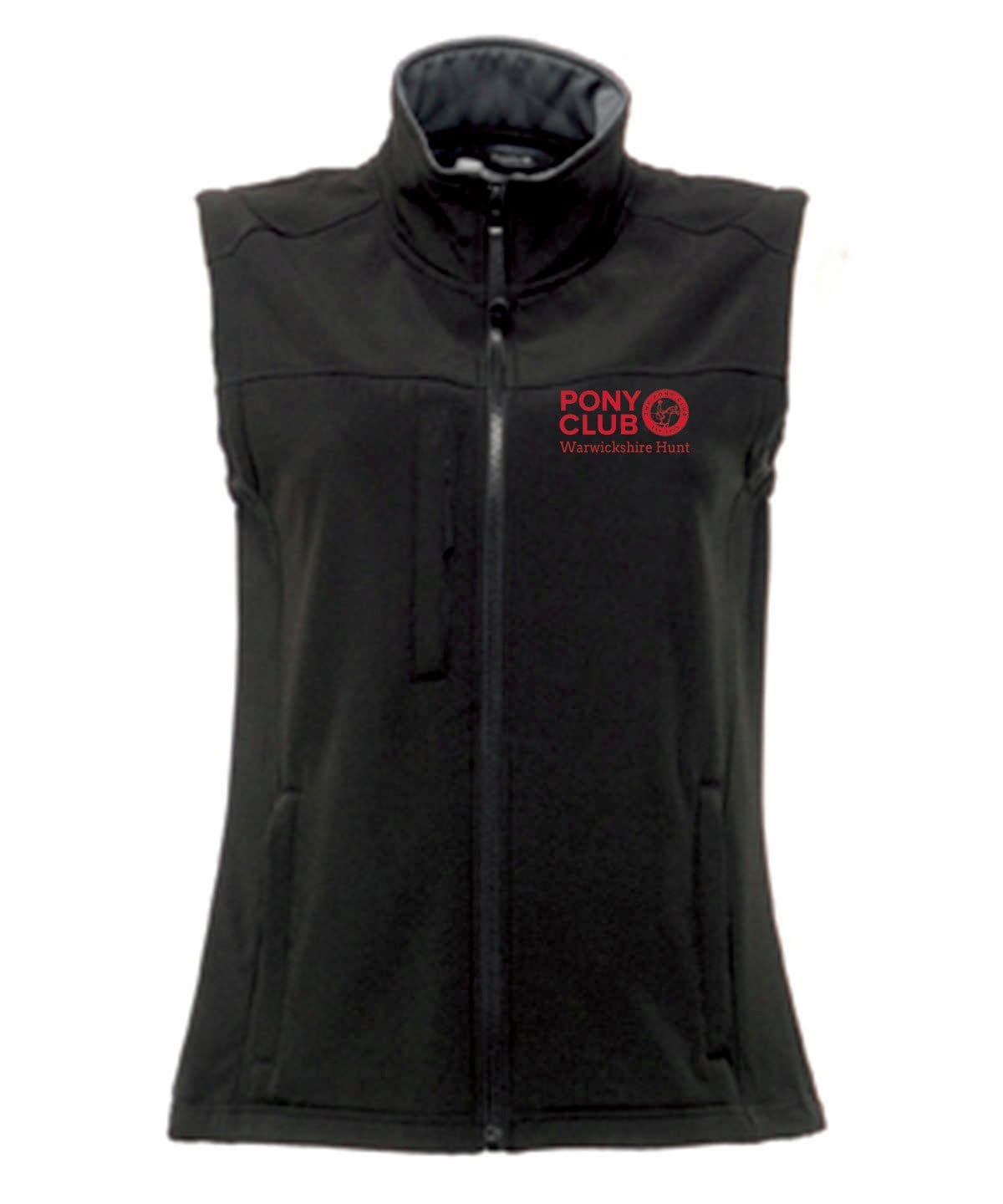 Warwickshire Hunt Ladies Black Softshell Gilets