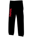 Warwickshire Hunt Pony Club Black Adults Cuffed Hemmed Joggers SS405
