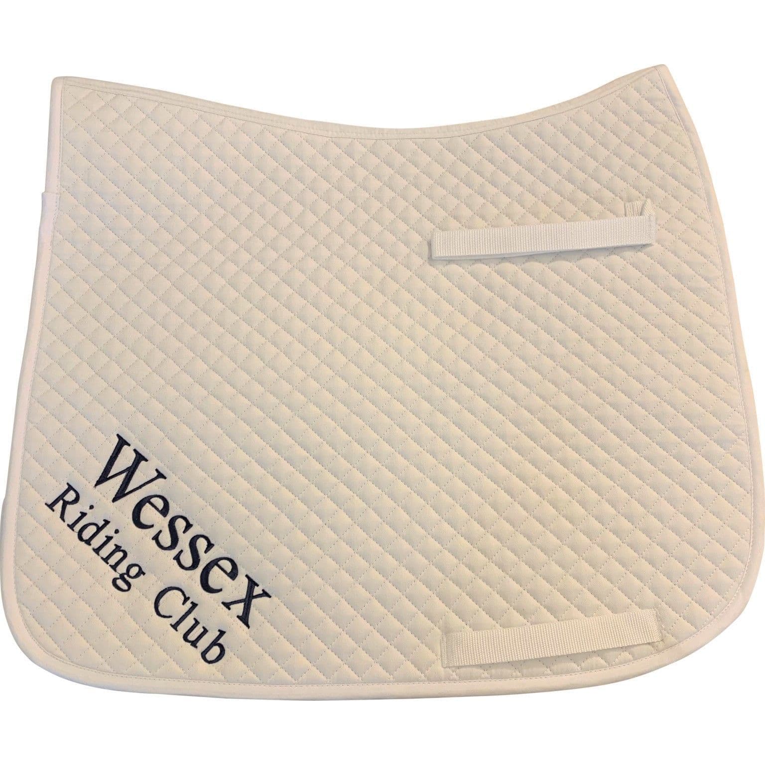 Wessex RC Dressage white saddlecloth