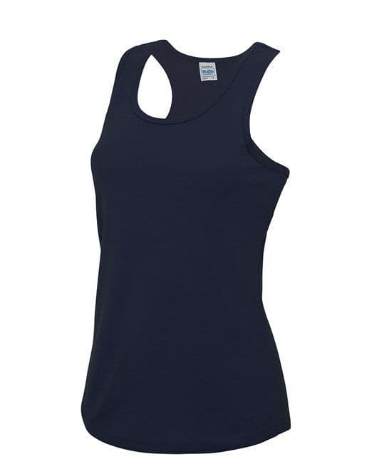 West Warwickshire Tetrathlon Navy Girlie cool vest JC015