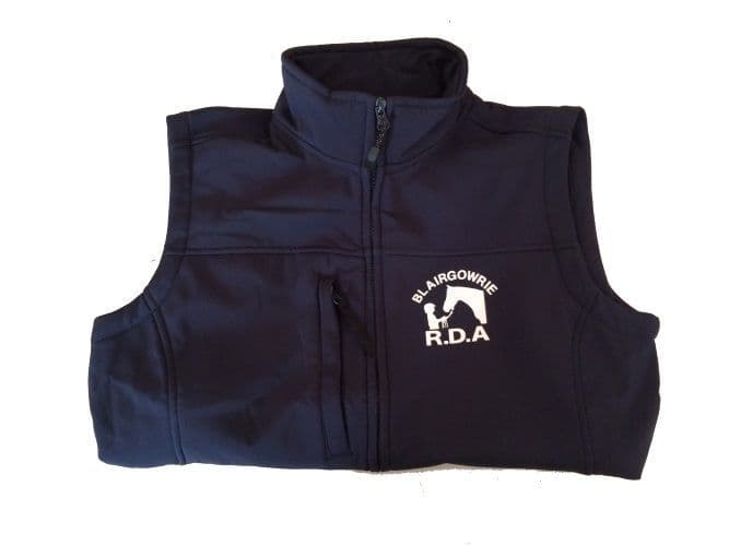 Women's Blairgowrie RDA Navy Flux Softshell Bodywarmer