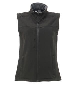 Women's Carriage Driving club Black Flux Softshell Bodywarmer