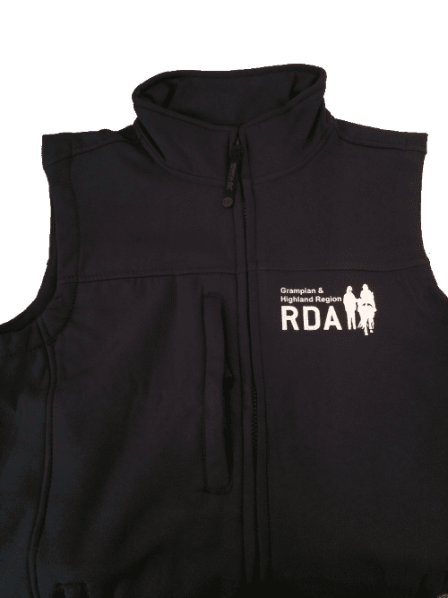 Women's Navy Flux Grampian and Highland RDA Softshell Bodywarmer