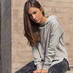 Women's oversized Pilates blue house hoodie