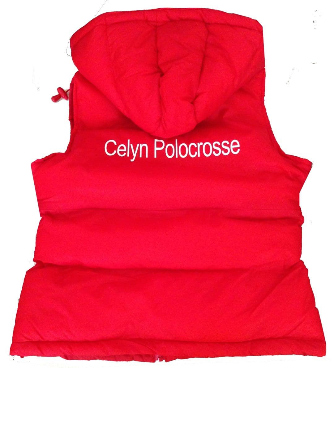 Womens Red Body Warmer -Celyn Polocrosse BA670