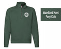 Woodland Hunt PC Bottle Green Quarter Zip Sweatshirt SS830
