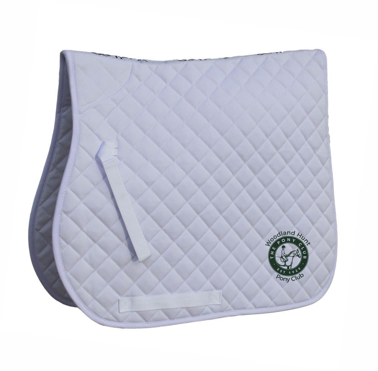 Woodland Hunt White General-Purpose Saddlecloths