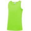 Woodland Pytchley Electric Green Children's Tet running vest JC07j
