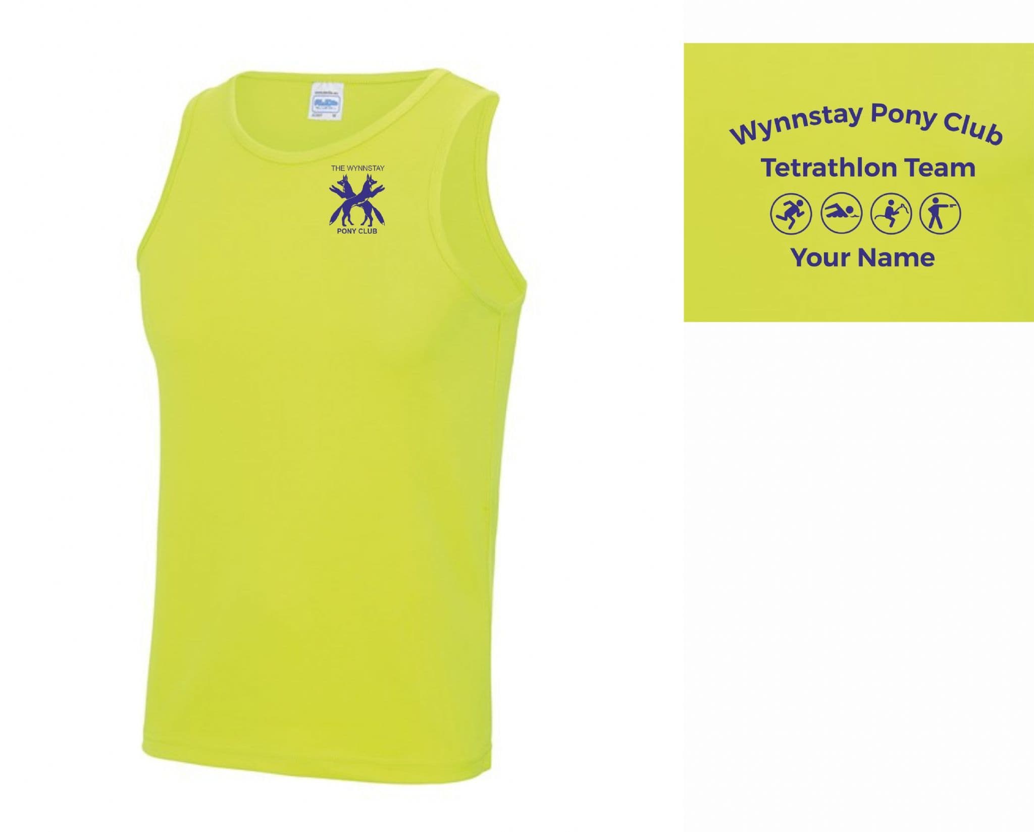 Wynnstay PC Electric Yellow Tet Men's cool vest JC007