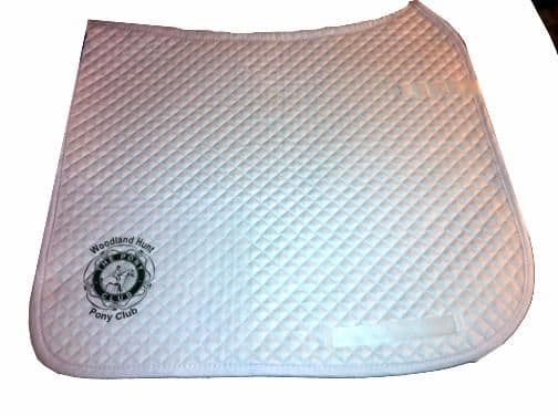 York & Ainsty North White Dressage Saddlecloths