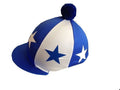 York & District RC Royal/White Lycra Hat Silk
